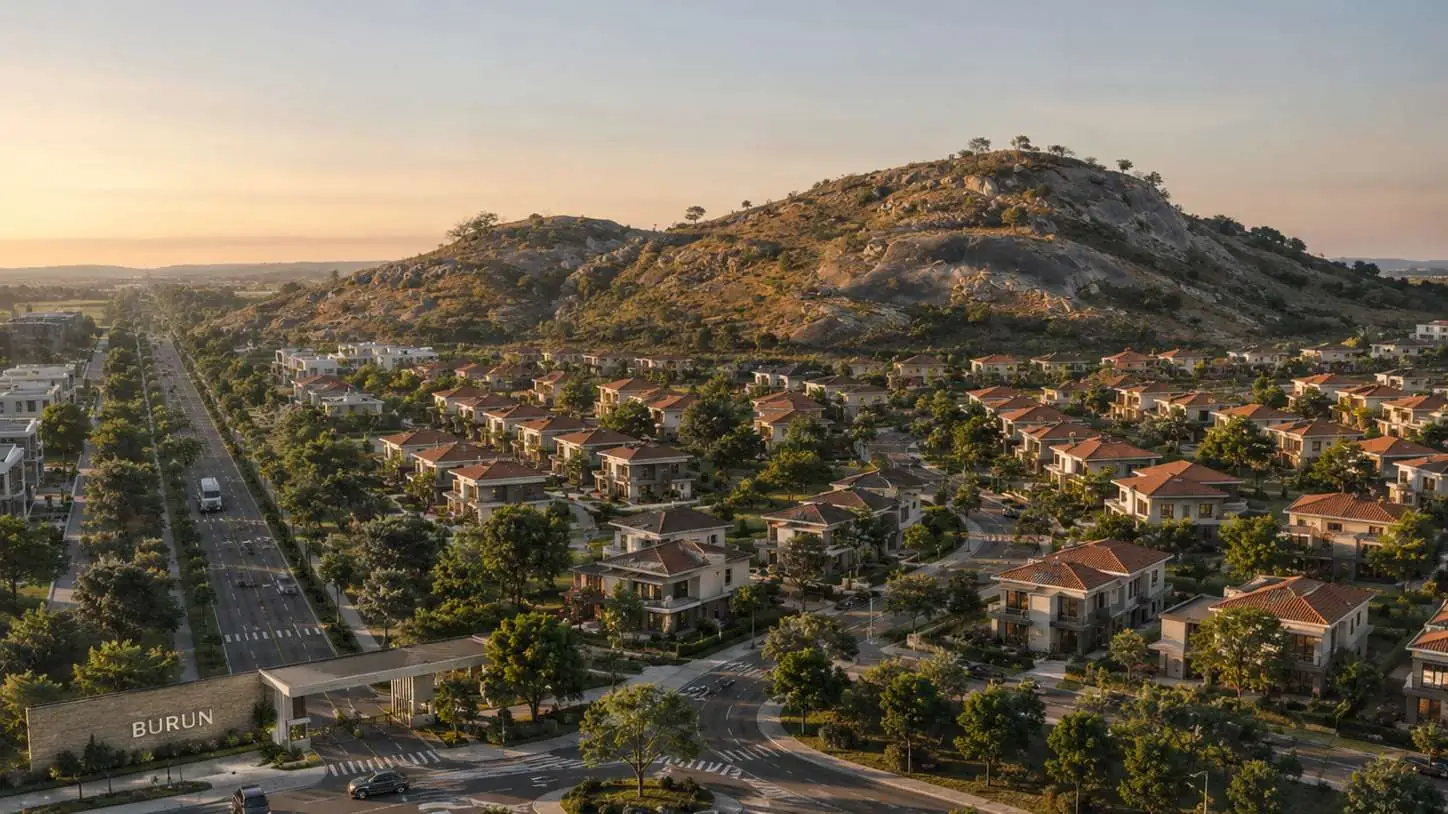Burun A, looking toward Zokoyako Hills